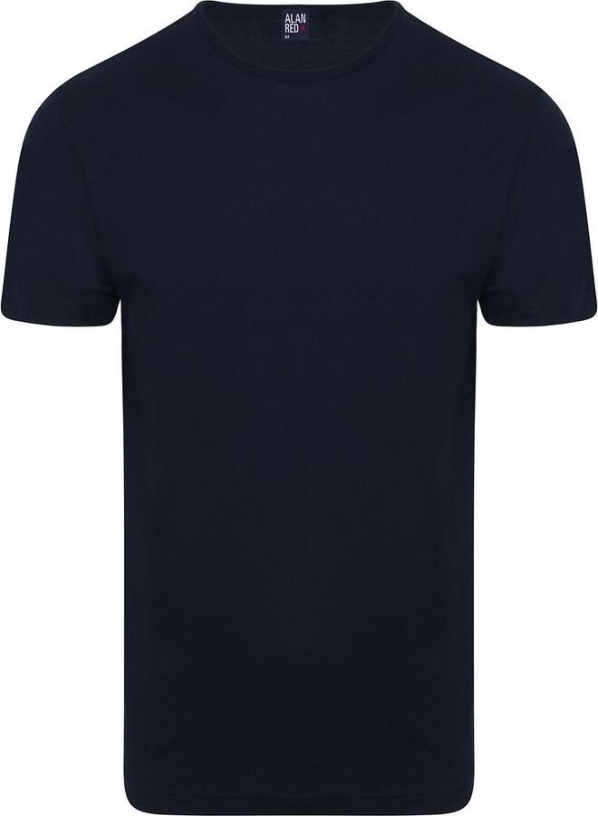 Alan Red T-shirt Derby O-Hals T-Shirt Navy (2Pack) - Foto 3