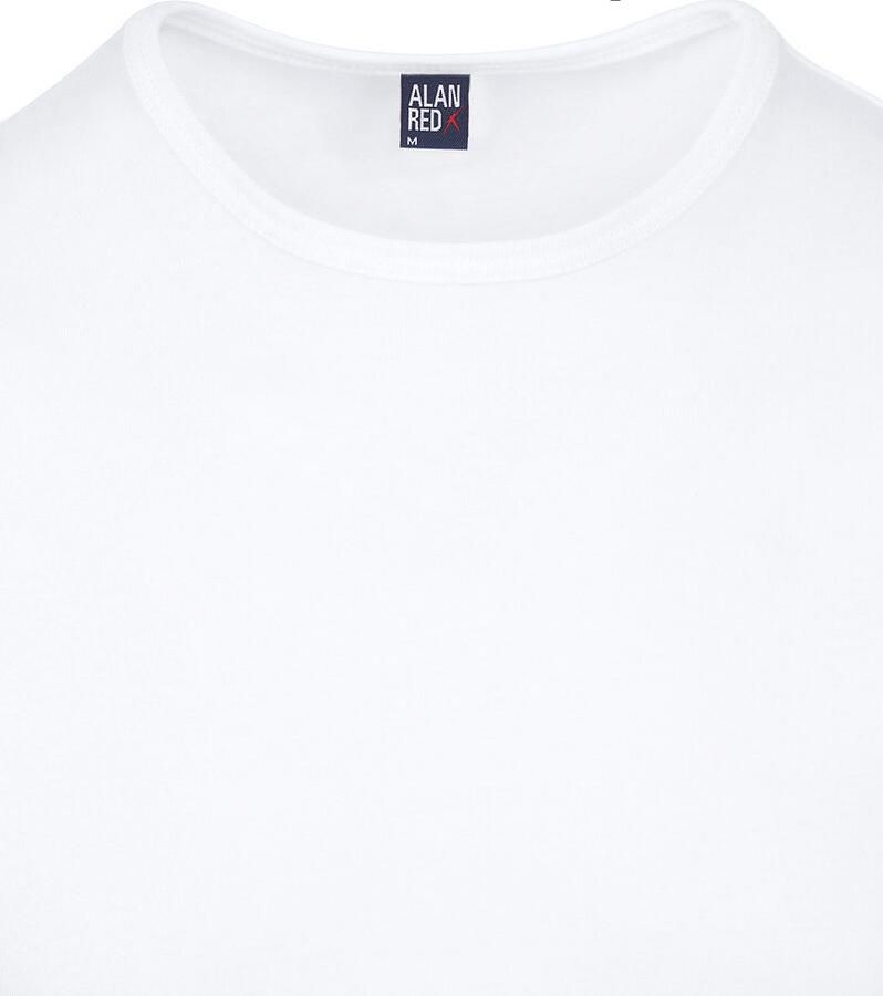 Alan Red Derby 6-Pack O-Hals T-shirts Wit Aanbieding - Foto 2