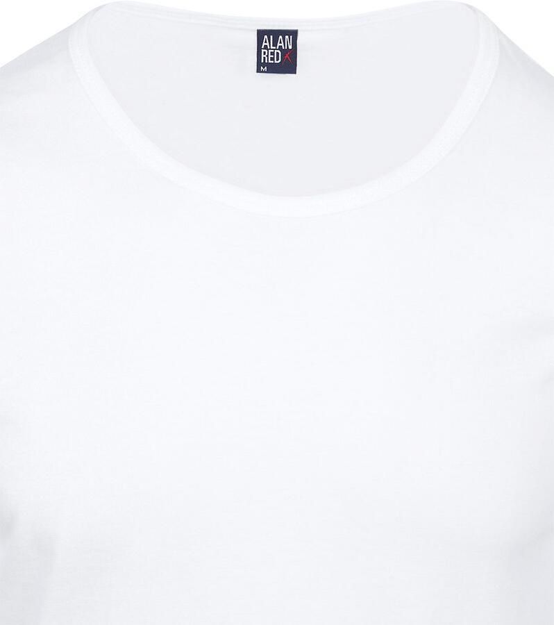 Alan Red James Brede O-Hals Wit (2Pack) - Foto 2