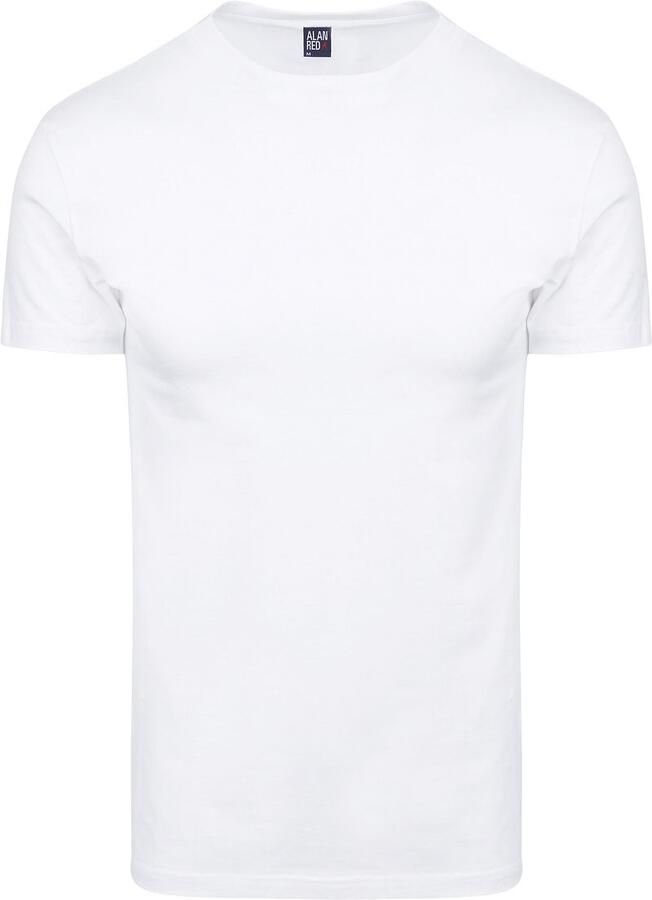 Alan Red Oakville T-shirt Wit (2Pack) - Foto 3
