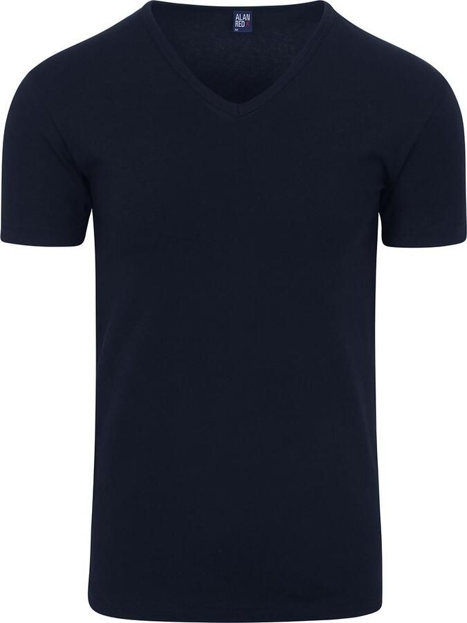 Alan Red T-shirt Korte Mouw Oklahoma T-Shirt Stretch Navy (2-Pack) - Foto 3