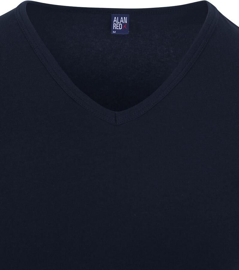 Alan Red T-shirt Korte Mouw Oklahoma T-Shirt Stretch Navy (2-Pack) - Foto 2