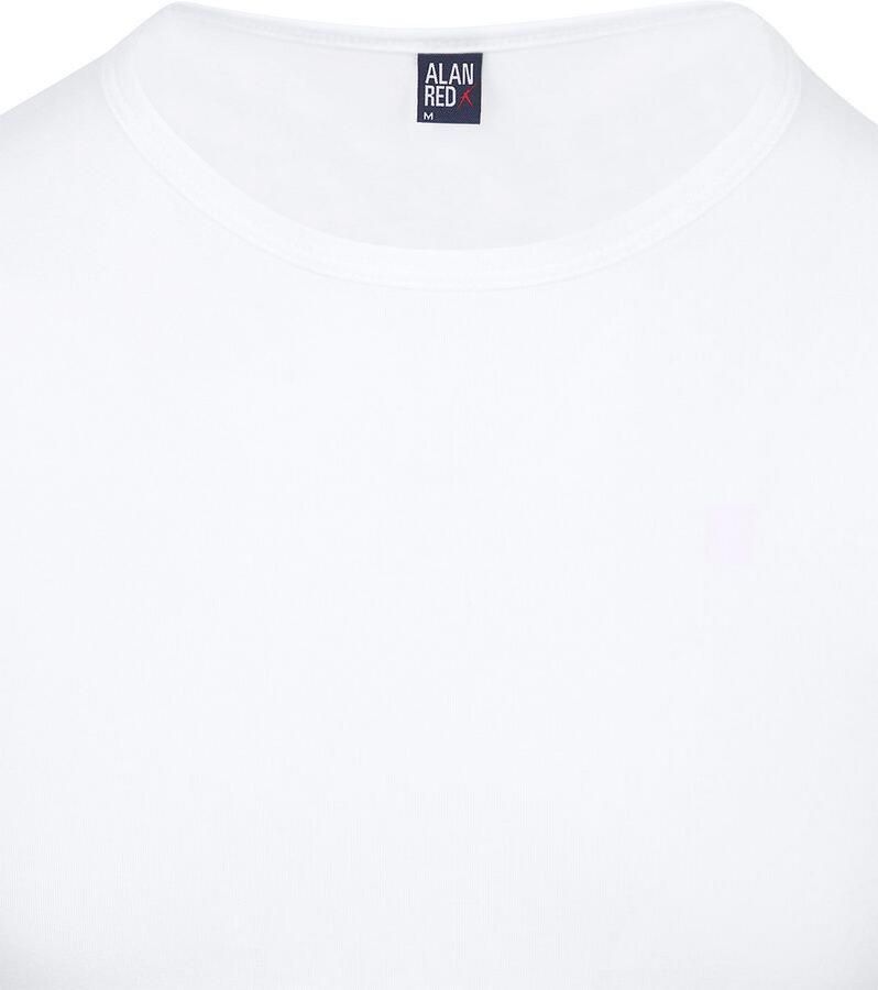 Alan Red T-shirt Ottawa T-shirt Stretch Wit (3-Pack)