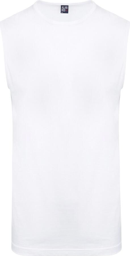 Alan Red Top T-Montana Singlet Mouwloos Wit (2-Pack) - Foto 3