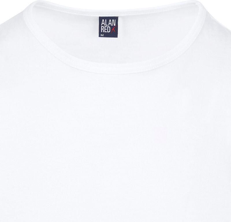 Alan Red Top T-Montana Singlet Mouwloos Wit (2-Pack) - Foto 2