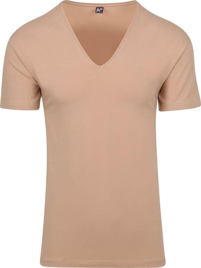 Alan Red T-shirt T-Shirt NOV V-Neck Stretch Beige 2-Pack - Foto 2