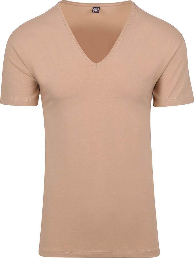 Alan Red T-shirt T-Shirt NOV V-Neck Stretch Beige 2-Pack - Foto 3