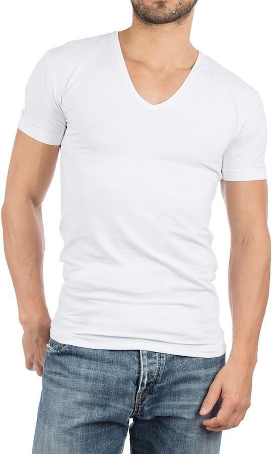 Alan Red T-Shirt NOV V-Neck Stretch Zwart 2-Pack - Foto 4