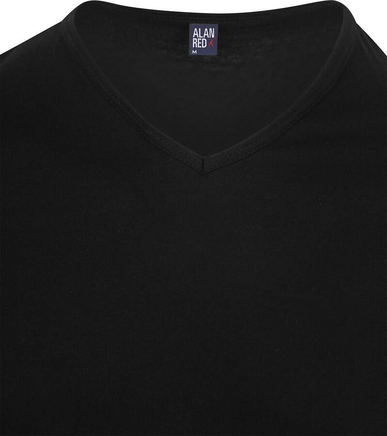 Alan Red T-shirt T-Shirt V-Hals Vermont Zwart (2pack) - Foto 2