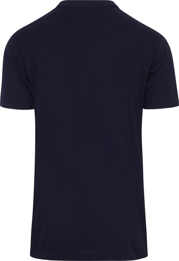 Alan Red Virgina t-shirt donkerblauw effen katoen - Foto 3