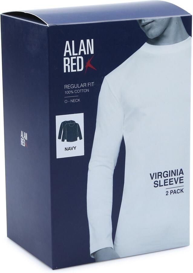 Alan Red T-Shirt Virginia Navy Longsleeve 2-pack - Foto 3
