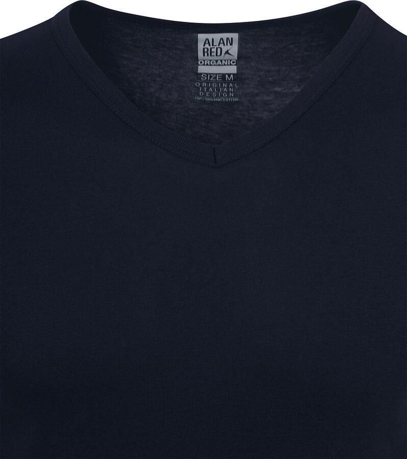 Alan Red Vancouver T-shirt V-Hals Navy 2-Pack - Foto 2
