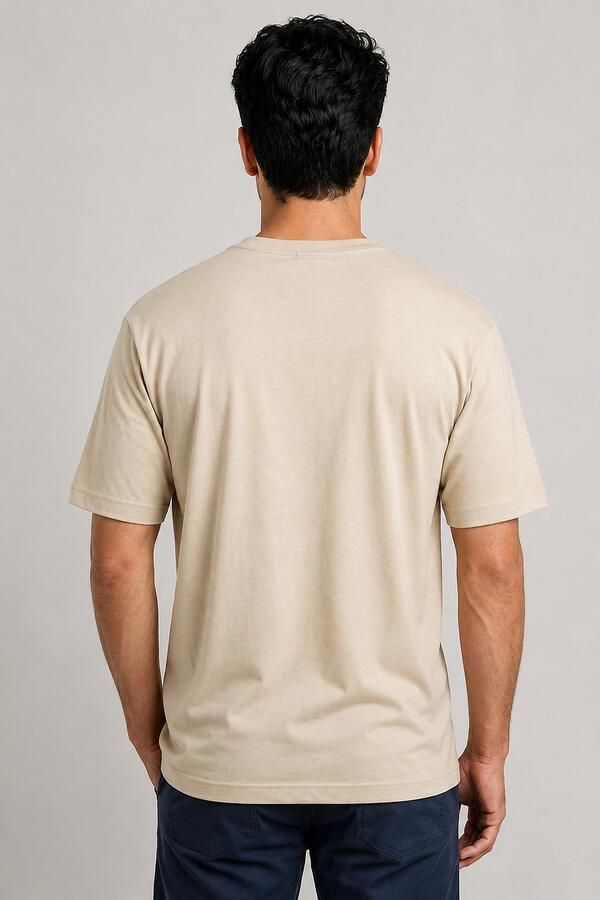 Alan Red Venice T-Shirt Heavy Jersey Ecru - Foto 4