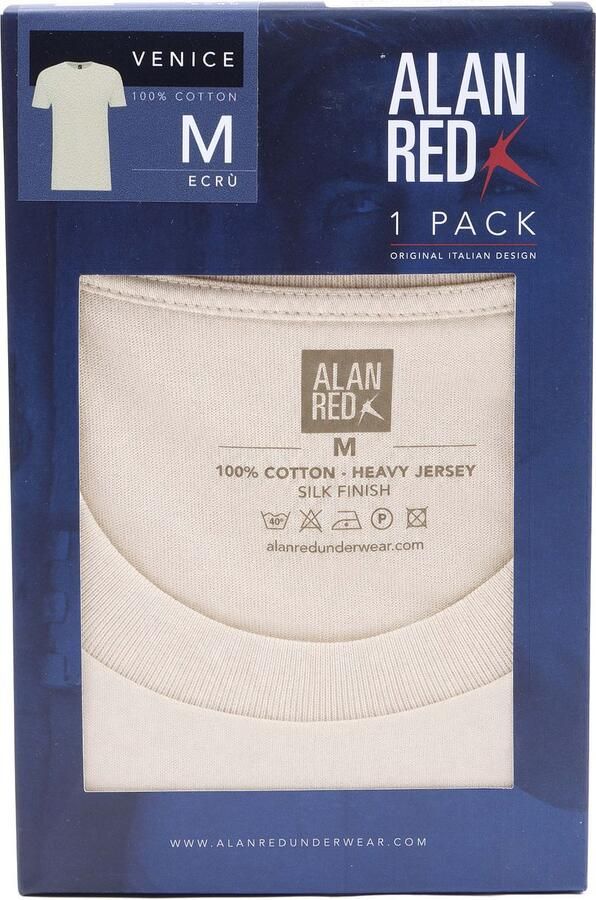 Alan Red Venice T-Shirt Heavy Jersey Ecru - Foto 5