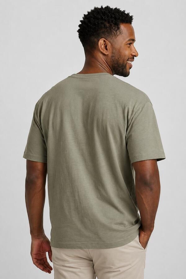 Alan Red Venice T-Shirt Heavy Jersey Groen - Foto 3