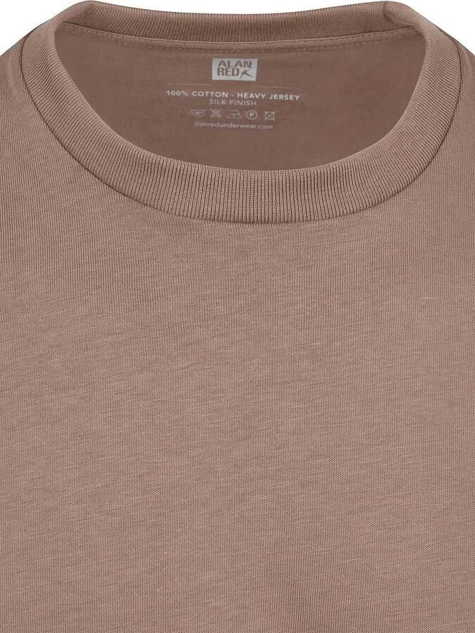 Alan Red Venice T-Shirt Heavy Jersey Taupe - Foto 2