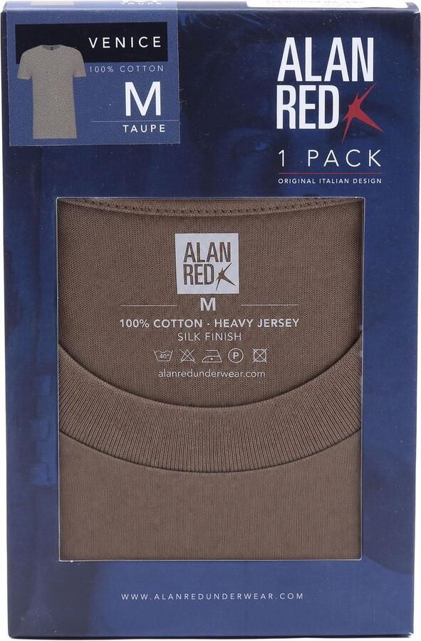 Alan Red Venice T-Shirt Heavy Jersey Taupe - Foto 4