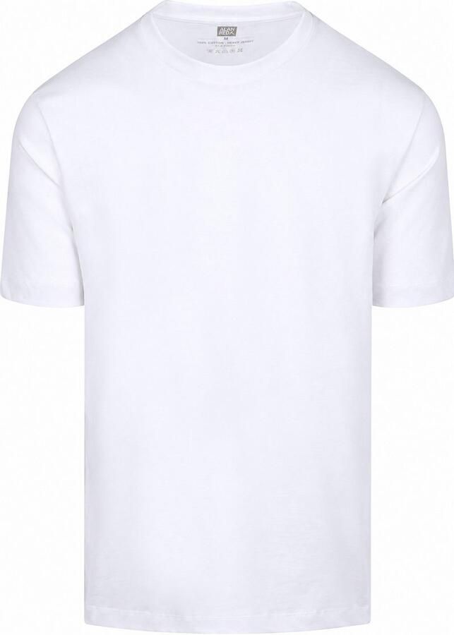 Alan Red Venice T-Shirt Heavy Jersey Wit