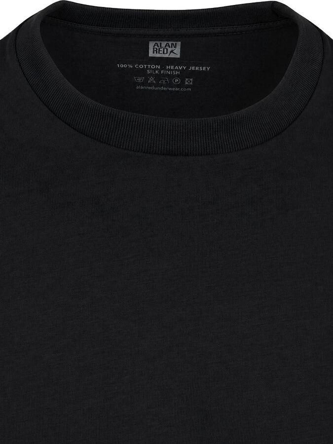 Alan Red Venice T-Shirt Heavy Jersey Zwart - Foto 2
