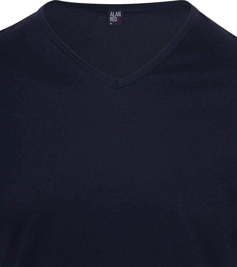 Alan Red T-shirt Vermont Extra Lange T-Shirts Navy (2Pack)