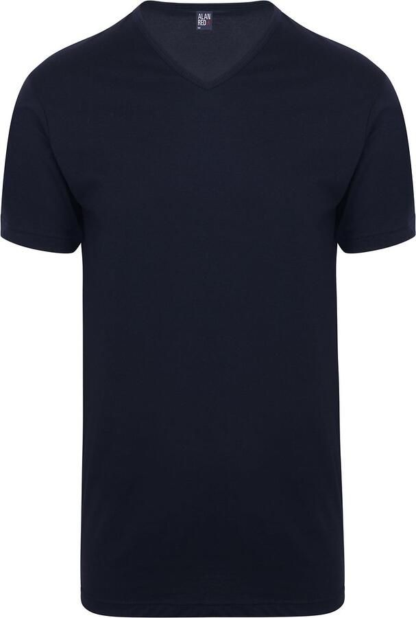 Alan Red T-shirt Vermont Extra Lange T-Shirts Navy (2Pack) - Foto 3