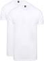 Alan Red T-shirt Korte Mouw Vermont Extra Lange T-Shirts Wit (2Pack) - Thumbnail 2