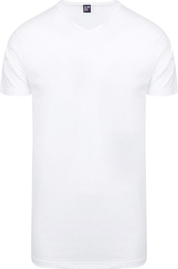Alan Red Vermont Extra Lange T-Shirts Wit (2Pack) - Foto 3