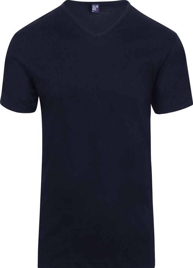 Alan Red T-shirt Vermont T-shirts V-Hals Navy (2Pack) - Foto 3