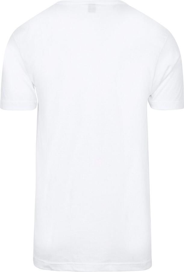 Alan Red T-shirt West-Virginia T-shirt V-Hals Wit (2Pack) - Foto 4