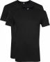 Alan Red Derby O-Hals T-Shirt Black (2Pack) - Thumbnail 1