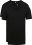 Alan Red V-Hals Dean T-Shirt (2Pack) Zwart - Thumbnail 1