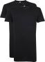 Alan Red Vermont Extra Lang V-Hals T-Shirt Zwart 2Pack - Thumbnail 1