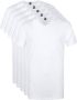 Alan Red Vermont T-Shirt V-Hals Wit 5 pack - Thumbnail 1