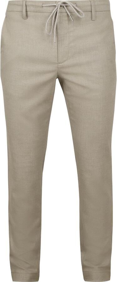 Alberto Broek Jump Flanel Herringbone Beige - Foto 5