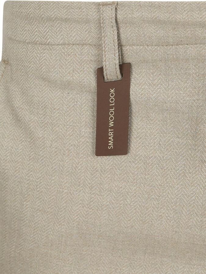 Alberto Broek Jump Flanel Herringbone Beige - Foto 8