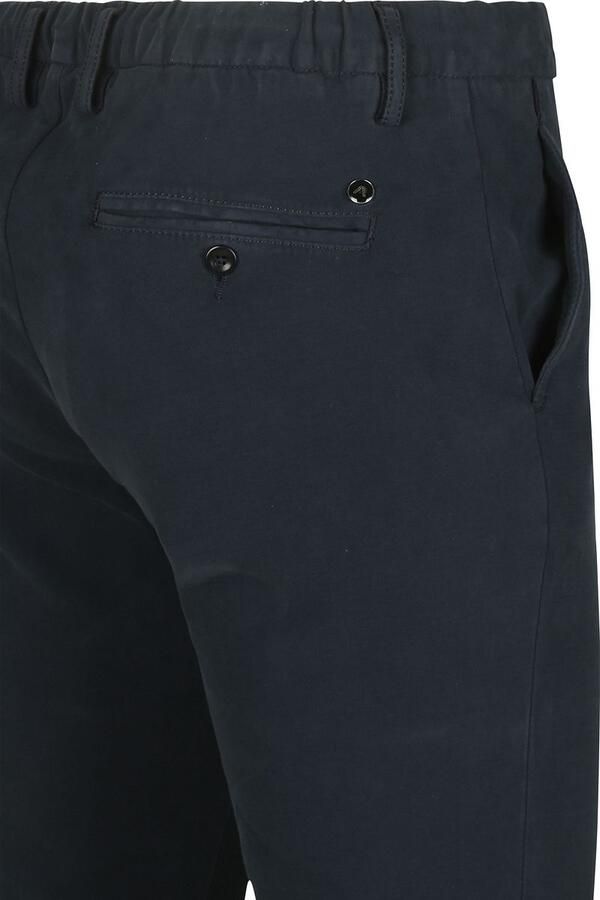 ALBERTO Heren Broeken 3037 1206 Donkerblauw - Foto 2