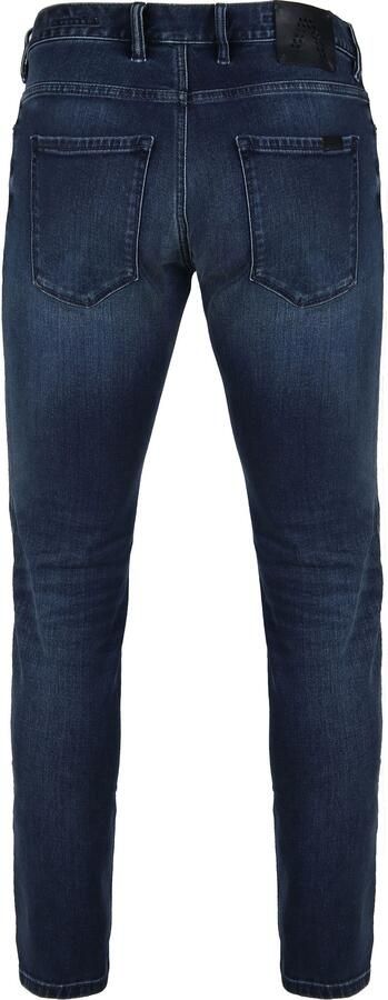 ALBERTO Heren Jeans 4237 1572 Slim Blauw - Foto 4