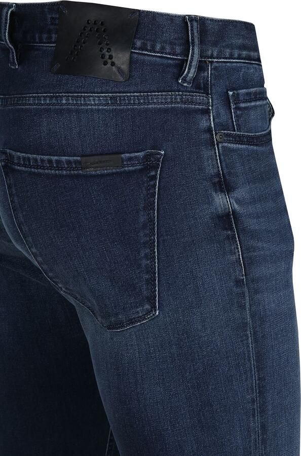 ALBERTO Heren Jeans 4237 1572 Slim Blauw - Foto 3