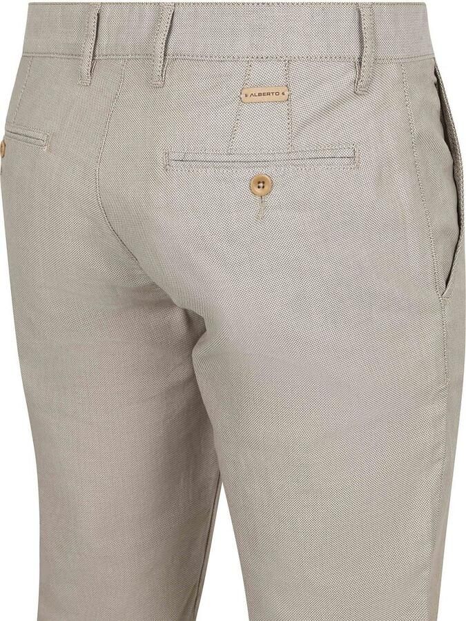 Alberto Regular fit broek met structuurmotief model 'LOU' - Foto 7