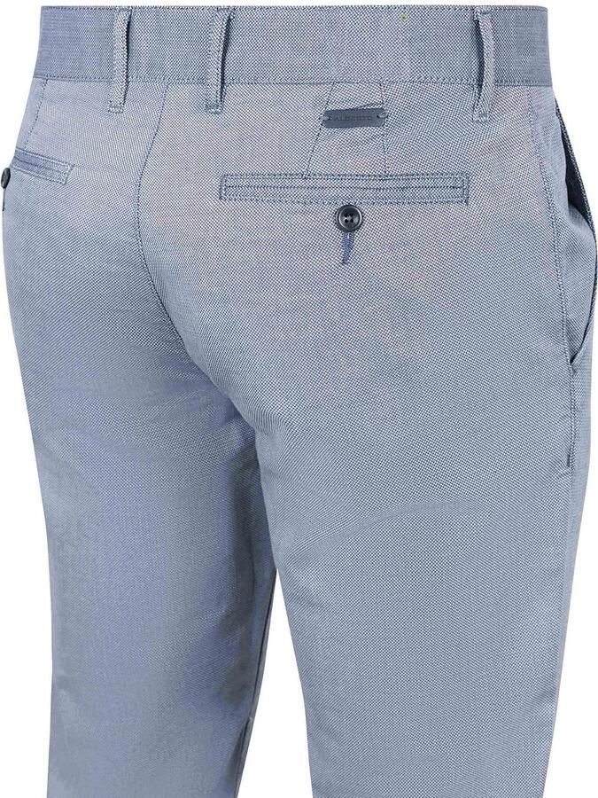 Alberto Regular fit broek met structuurmotief model 'LOU' - Foto 7