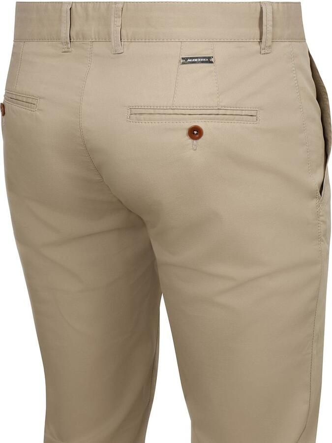 Alberto Lou Chino Gabardine Beige - Foto 4
