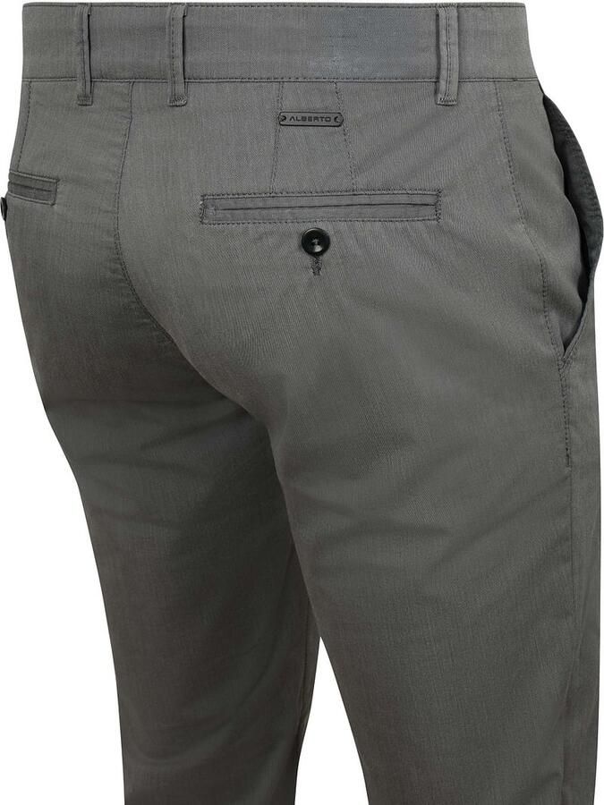 Alberto Lou Chino Gabardine Grijs - Foto 4