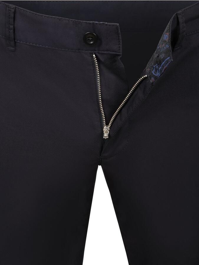 Alberto Slim fit chino met steekzakken opzij model 'Ceramica' - Foto 2