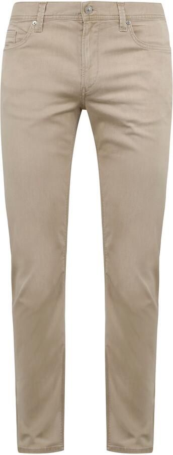 Alberto Pipe Broek Denim Bruin Beige