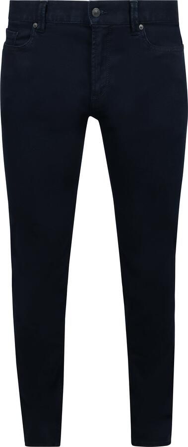 Alberto Marineblauwe Jeans voor Perfecte Pasvorm Blue Heren