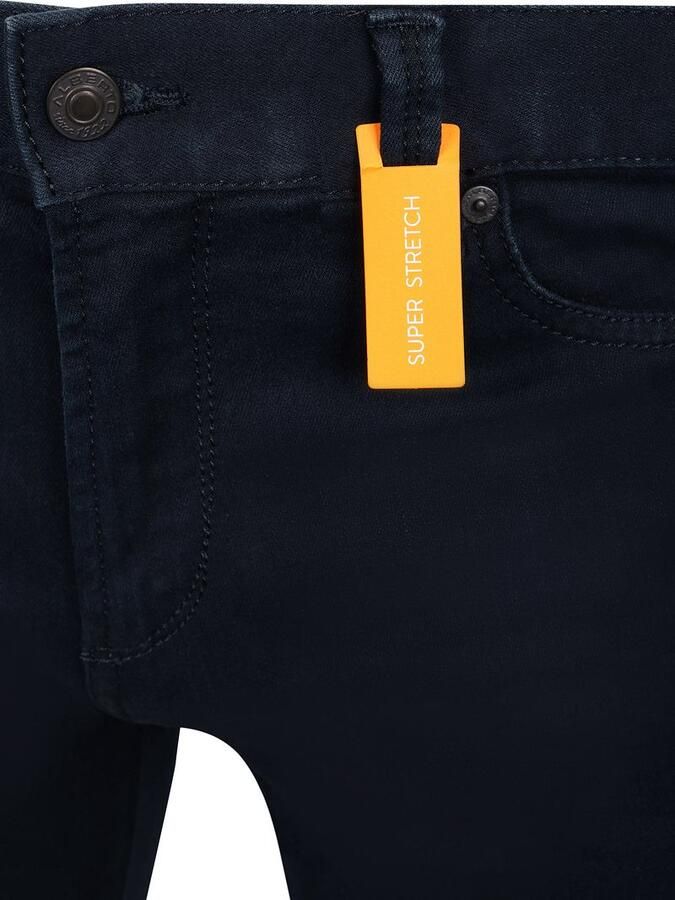 Alberto Marineblauwe Jeans voor Perfecte Pasvorm Blue Heren - Foto 3