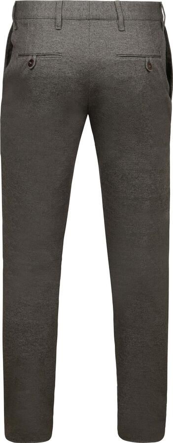 Alberto Broek Rob New Jersey Chino Check Taupe - Foto 5