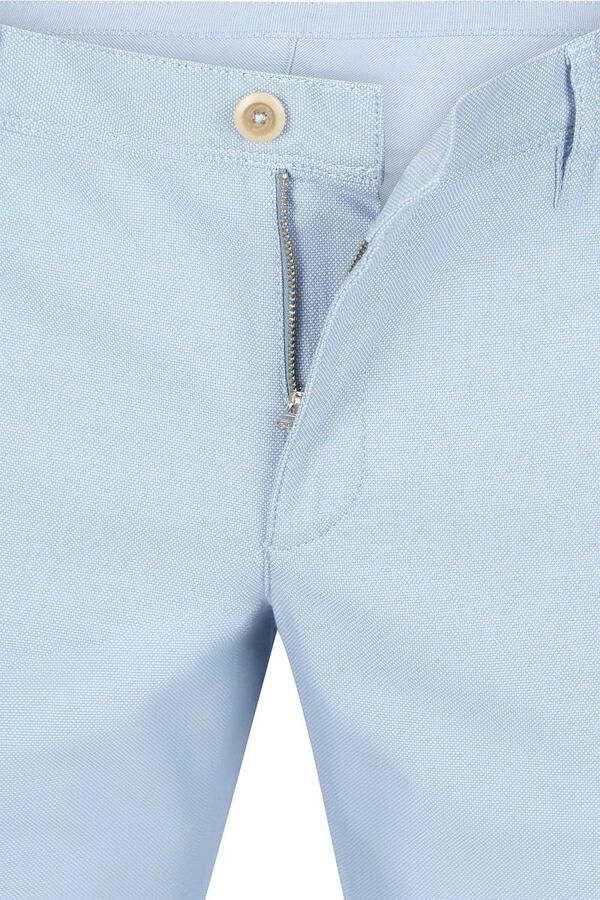Alberto Lichtblauwe Casual-Chique Herenbroek Blue Heren - Foto 5