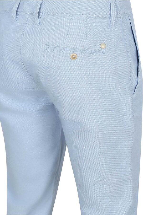 Alberto Lichtblauwe Casual-Chique Herenbroek Blue Heren - Foto 6