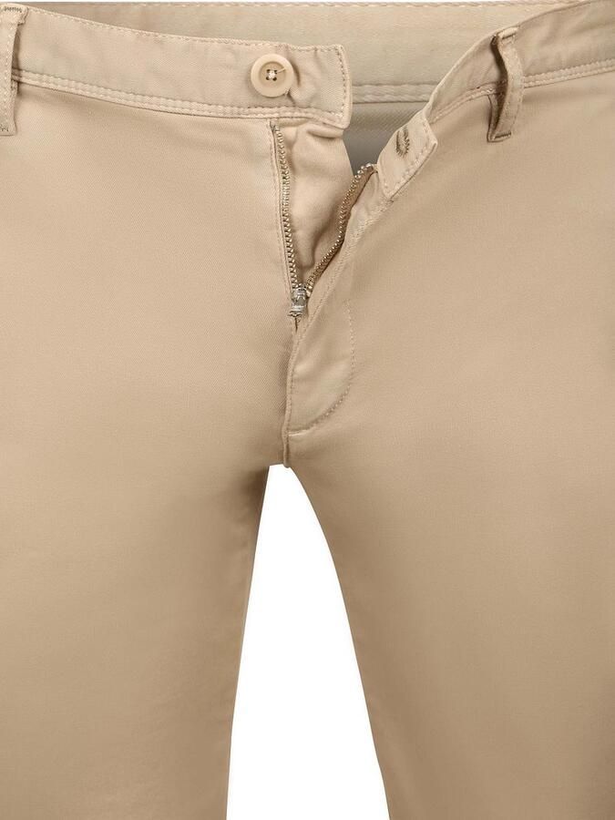 Alberto Bruine Katoenen Chino Broek Brown Heren - Foto 6